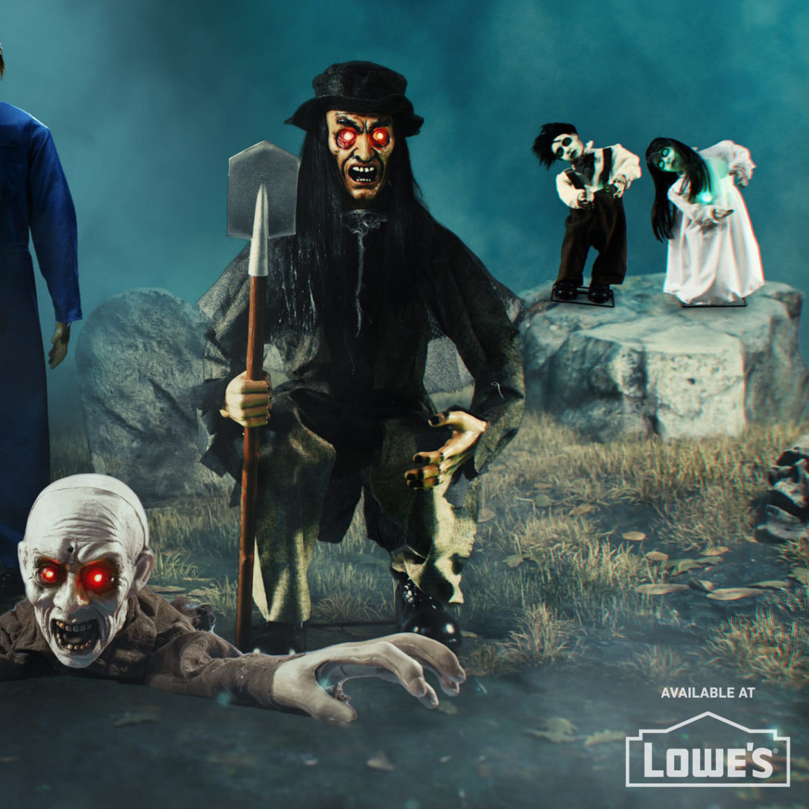 Gemmy Industries Haunted Living collection only at Lowe-s