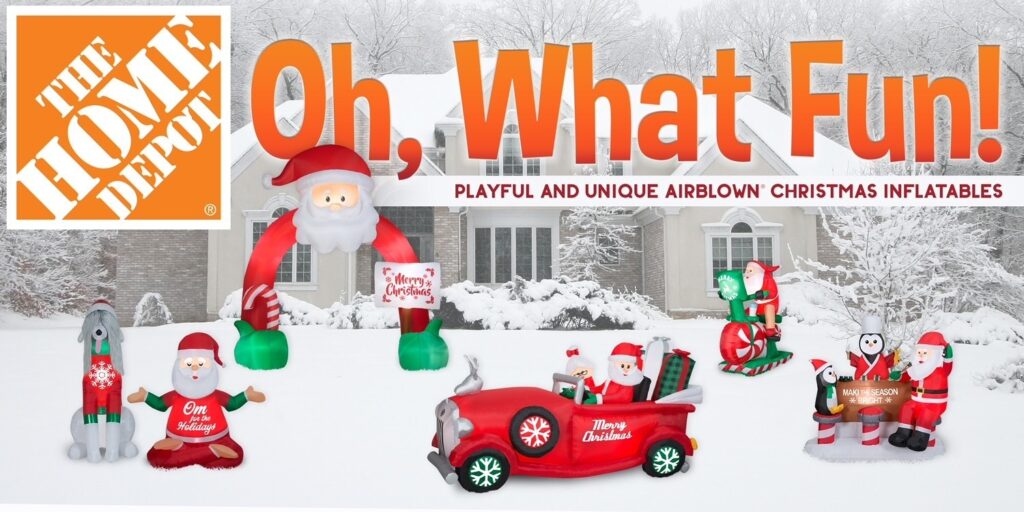Playful and Unique Airblown® Inflatables for Christmas at The Home ...