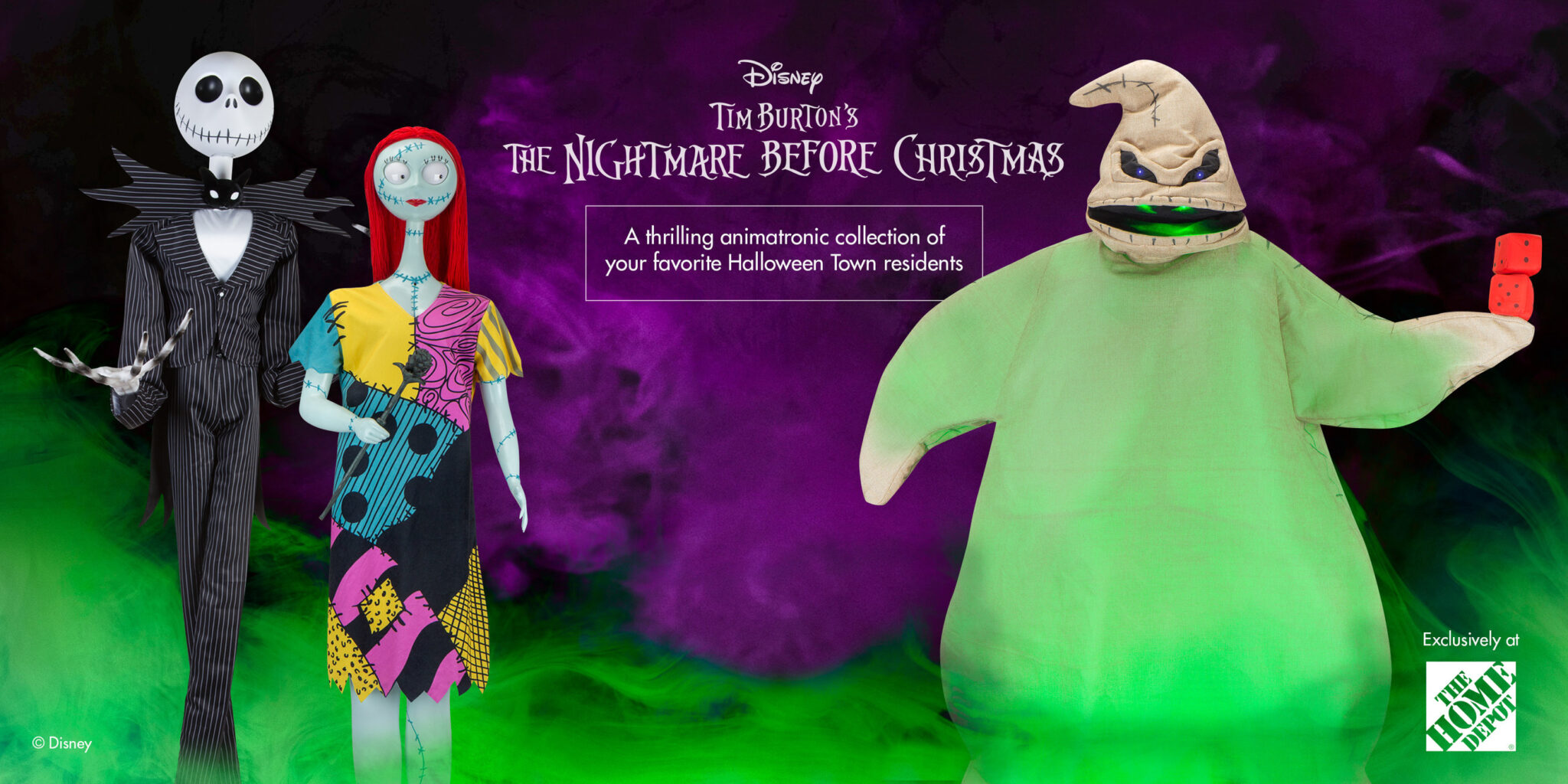 New 6-ft Animated Oogie Boogie Joins Cast Of Animatronic Characters ...